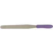 TWPS-9P Winco, Baker's Spatula, 10" Straight Blade, Purple Allergen-Free Handle