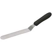 TKPO-7 Winco, Baker's Spatula, 6.5" Offset Blade, Black Handle