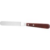 TOS-4 Winco, Baker's Spatula, 3.4" Offset Blade, Wood Handle