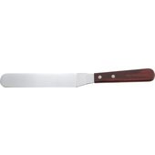 TOS-7 Winco, Baker's Spatula, 7.9" Offset Blade, Wood Handle