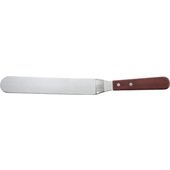 TOS-9 Winco, Baker's Spatula, 8.4" Offset Blade, Wood Handle