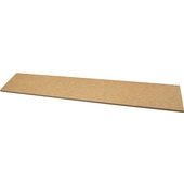280-2244 FMP, 36" x 6" x 1/2" Wood Resin Griddle Rail Cutting Board, Tan