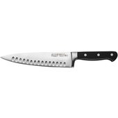 KFP-84 Winco, 8" Black Acero Hollow Ground Chef Knife