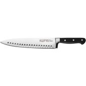KFP-103 Winco, 10" Black Acero Hollow Ground Chef Knife