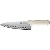 KWP-81 Winco, 8" White Stäl Hollow Ground Chef Knife