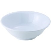 MMB-22W Winco, 22 oz. White Melamine Rimless Round Bowl (12/case)