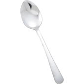 0002-10 Winco, 18/0 Stainless Steel 7.6" Windsor Table Spoon (12/pkg)