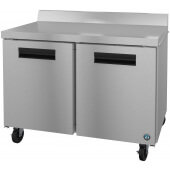 WR48B Hoshizaki, 48" 2 Solid Door Worktop Refrigerator, Steelheart Series