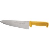 137-1183 FMP, 10" Chef Knife w/ Yellow Antimicrobial Handle