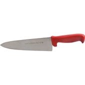 137-1182 FMP, 10" Chef Knife w/ Red Antimicrobial Handle