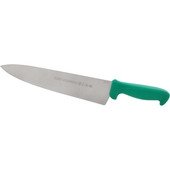 137-1275 FMP, 10" Chef Knife w/ Green Antimicrobial Handle