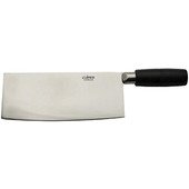 KC-601 Winco, 8" Stainless Steel Chinese Cleaver w/ Black POM Handle