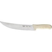 KWP-90 Winco, 9.5" Stäl Stainless Steel Cimeter Knife w/ White Handle
