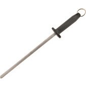 137-1188 FMP, 12" High Carbon Stainless Steel Round Sharpening Steel w/ Antimicrobial Handle