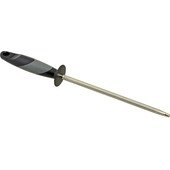 280-2050 FMP, 9" Accusharp Magnetic Stainless Steel Round Sharpening Steel w/ Rubber Antimicrobial Handle