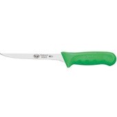 KWP-61G Winco, 6" Stäl High Carbon Stainless Steel Narrow Boning Knife w/ Green Handle