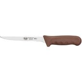 KWP-61N Winco, 6" Stäl High Carbon Stainless Steel Narrow Boning Knife w/ Brown Handle