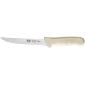 KWP-62 Winco, 6" Stäl High Carbon Stainless Steel Wide Boning Knife w/ White Handle