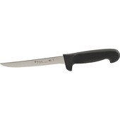 PC1286 Browne Foodservice, 6" Stainless Steel Narrow Stiff Boning Knife w/ Black Handle