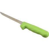 S136NG-PCP Dexter-Russell, 6" Sani-Safe Stainless Steel Narrow Boning Knife w/ Green Handle