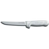 S136PCP Dexter-Russell, 6" Sani-Safe Stainless Steel Wide Boning Knife w/ White Handle