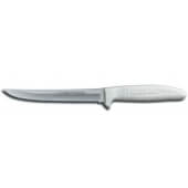 S156SC-PCP Dexter-Russell, 6" Sani-Safe Stainless Steel Serrated Utility Knife w/ White Handle