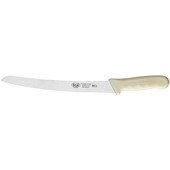 KWP-91 Winco, 9.5" Stäl Stainless Steel Serrated Bread Knife w/ White Handle