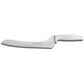 S163-9SC-PCP Dexter-Russell, 9" Sani-Safe Stainless Steel Offset Serrated Bread Knife w/ White Handle