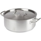 SSLB-8 Winco, 8 Quart Induction Ready Stainless Steel Brazier