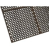 280-1008 FMP, 60" x 36" Optimat Grease Resistant Rubber Floor Mat, Brown