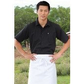 0920-BK Uncommon Threads, Unisex Poplin Black Classic Chef Utility Shirt