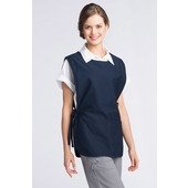 3075-NV Uncommon Threads, Poly-Cotton Cobbler Apron w/ 2 Pockets, Navy