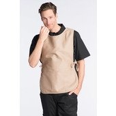 3075-KH Uncommon Threads, Poly-Cotton Cobbler Apron w/ 2 Pockets, Khaki