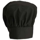 CH-13BK Winco, 13" Poly-Cotton Chef Hat, Black