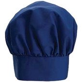 CH-13BL Winco, 13" Poly-Cotton Chef Hat, Blue