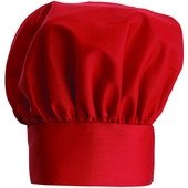 CH-13RD Winco, 13" Poly-Cotton Chef Hat, Red