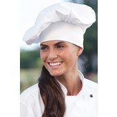 0150-WH Uncommon Threads, Poly-Cotton Twill Chef Hat, White