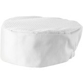 CHPB-3WX Winco, Poly-Cotton XL Pillbox Hat, White
