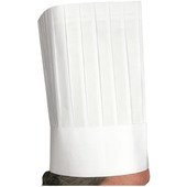 DCH-12 Winco, 12" Disposable Paper Chef Hat (10/bag)