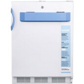 FF7LWBIMED2ADA Accucold, 23.5" Solid Door Undercounter Refrigerator, White, ADA, MED2 Series