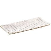 BTGP-21 Winco, 29" x 16" Cotton Glass Polishing Towel, White (12/pkg)