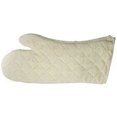 OMT-17 Winco, 17" Terry Cloth Oven Mitt w/ Silicone Lining, Tan