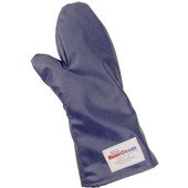 56152 Tucker Safety Products, 15" Quick Clean Oven Mitt w/ Removable Liner & VaporGuard®, Blue