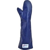 56242 Tucker Safety Products, 24" Quick Clean Oven Mitt w/ Removable Liner & VaporGuard®, Blue