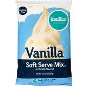 D400-C4000 Frostline, 6 Lb. Non-Dairy Vanilla Soft Serve Ice Cream Mix Bag (6/case)