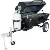 304000 Big John, 121" Towable LP Gas Outdoor Smoker / Roaster, E-Z Way
