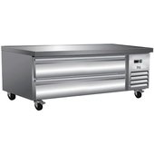 ICBR-62 Ikon by MVP, 62" 2 Drawer Refrigerated Chef Base Refrigerator