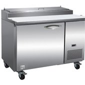 IPP47 Ikon, 47" 1 Door Pizza Prep Table, (6) 1/3 Size Pans