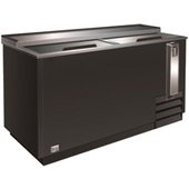 IBC-64 Ikon by MVP, 64" Deep Well Beer Bottle Cooler, Horizontal, Black