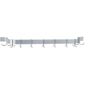 SW1-60-EC Advance Tabco, 60" Stainless Steel Wall Mounted Single Bar Pot Rack